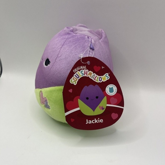 Squishmallows Jackie The Tulip Purple Flower 5" Plush Stuffed Animal Toy - Picture 2 of 3